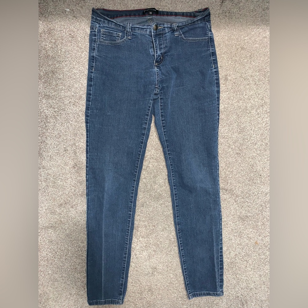 Kingdom Classic Blue Skinny Jeans for Women